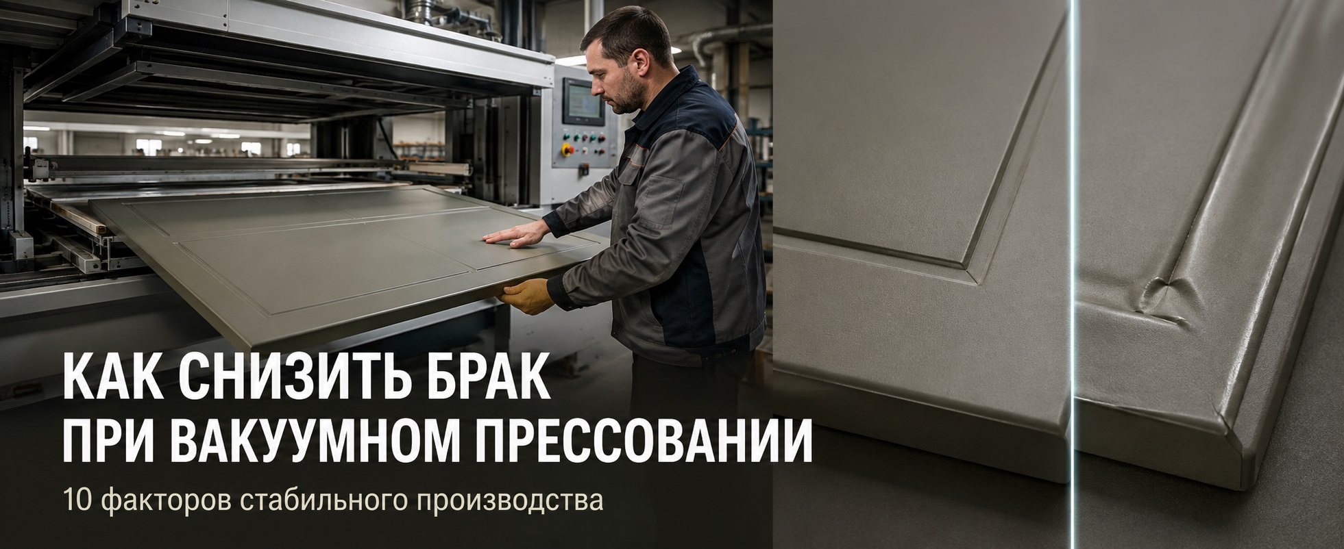 Как снизить процент брака при вакуумном прессовании фасадов