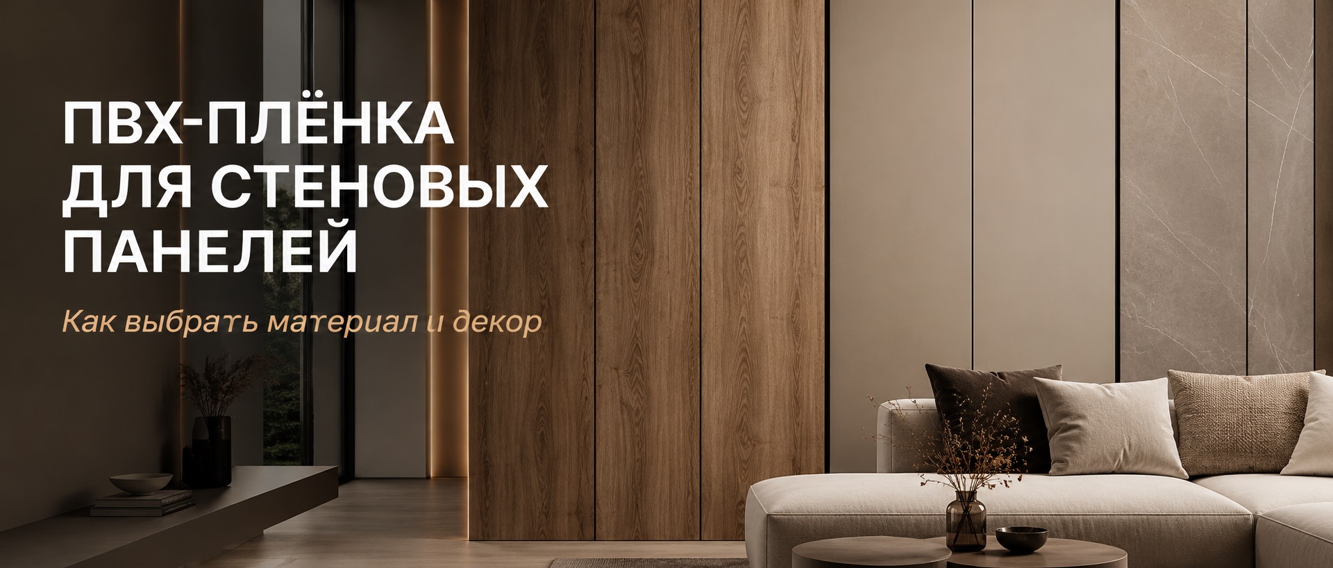ПВХ-плёнка для стеновых панелей: как выбрать материал